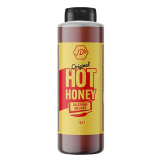 JD’s Hot Honey - Original - 1 litre - Food service - 6x1 Litre