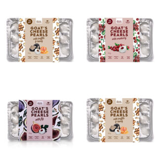 Flavour Moments -  Introductory Offer - Goat's Cheese Pearls - Honey / Fig / Cranberry / Truffle & Honey - 4x(4x90g)