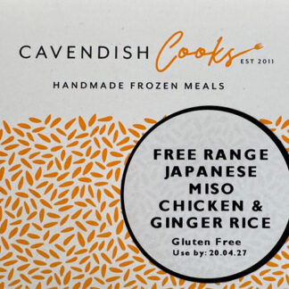 Cavendish Cooks - Japanese Miso Chicken & Ginger Rice - 1x330g
