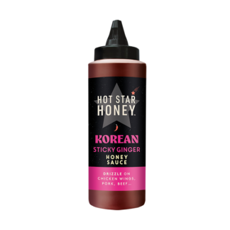 Hot Star Honey - Korean Sticky Ginger Honey Sauce - 6x325g