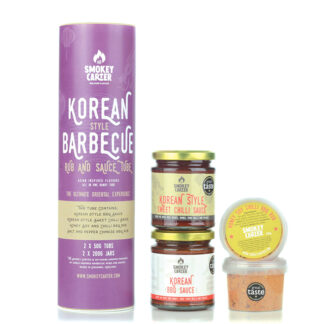 The Smokey Carter - Gift Tube - Korean Style BBQ Rub and Sauce x3