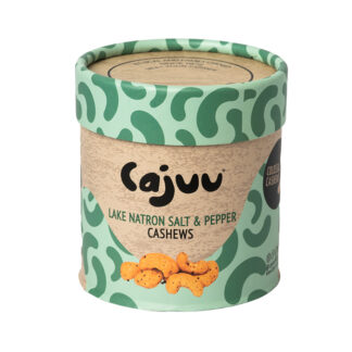 Cajuu - Lake Natron Salt and Pepper Cashew Tube - 6x100g