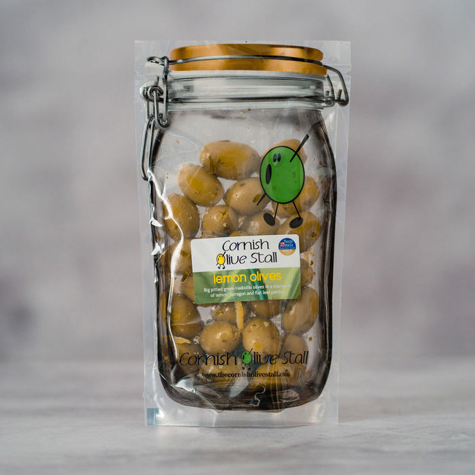 The Cornish Olive Stall - Lemon Olives - 6x200g