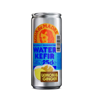Agua de Madre - Lemon & Ginger Water Kefir (Ambient) - Cans - 12x25cl
