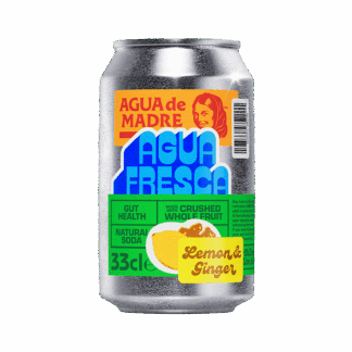 Agua de Madre - Agua Fresca - Lemon & Ginger - 12x330ml
