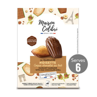 The Fresh Pasta Company - Maison Colibri - Hazelnut Madeleine Milk Chocolate - 12x156g