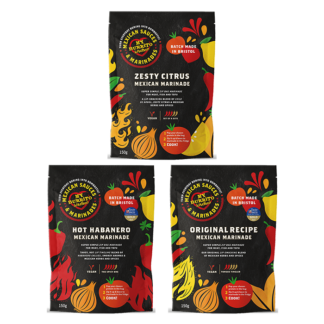 My Burrito Kitchen - Mexican Marinade - The Set - Citrus / Original / Hot - 3x(4x150g)