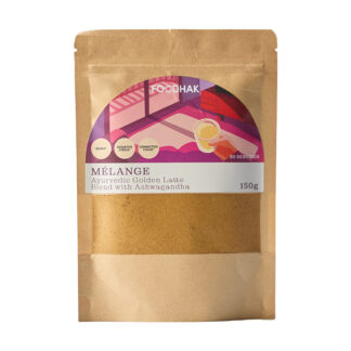 FOODHAK - Mélange Ayurvedic Golden Latte Blend with Ashwagandha - 12x150g