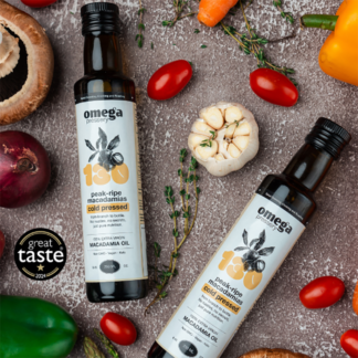 Omega Pressery - Extra Virgin Macadamia Oil - 6x250ml