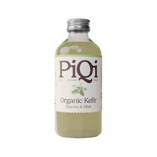 PiQi  - Organic Kefir Water - Matcha and Mint - 12x240ml