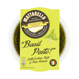 The Fresh Pasta Company - Mattarello - Basil Pesto - 9x150g