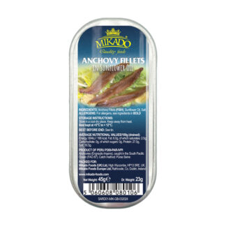 Highgrove Fine Foods - Mikado Anchovy Fillets in Oil - 10x45g
