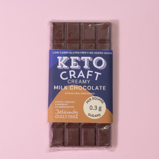 Deliciously Guilt Free - Keto Craft Milk Chocolate -12x100g