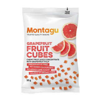 Mahdina -       Montagu - Fruit Cubes - Grapefruit - No Gelatin - 10x50g