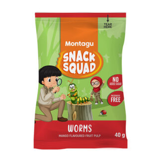 Mahdina - Snack Squad - Fruity Worms - Mango - Preservative Free - 10x40g