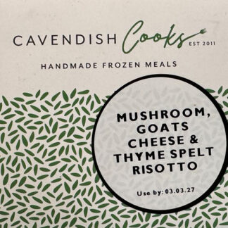Cavendish Cooks - Goats Cheese & Mushroom Spelt Risotto - 1x350g