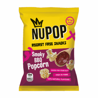 NuPop - Smoky BBQ Popcorn - 24x30g