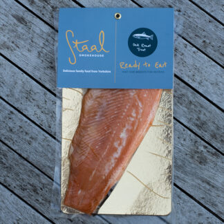 Staal Smokehouse - Oak Roast Hot Smoked Trout - Whole Fillet - Approx 150g