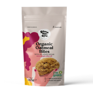 Seven Ate Nine - Organic Oatmeal Bites with No Added Sugar - 8x180g
