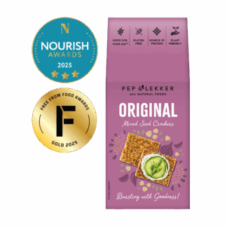 Pep & Lekker -   Original Mixed Seed Cracker - 8x110g