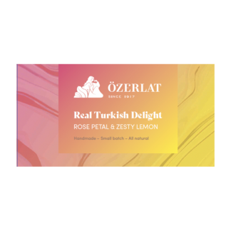 Ozerlat -    Turkish Delight - Rose Petal & Zesty Lemon - 6x150g