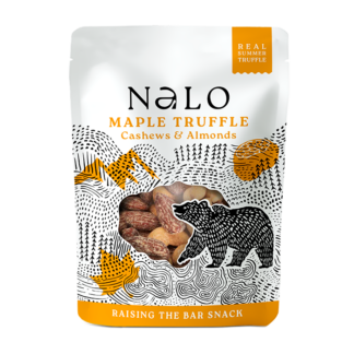 Nalo -   Maple Truffle Cashews & Almonds - 12x40g