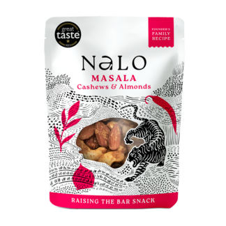 Nalo -   Masala Cashews & Almonds - 12x40g