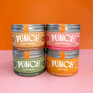 PUNCH -  Mixed Case - PUNCH Your Salad / Your Eggs / Your Porridge / Your Yoghurt - 4x(3x125g)