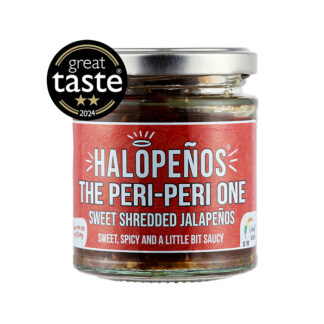 Halopenos -  Peri Peri Sweet Shredded Jalapenos - 6x200g