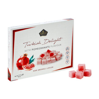 Mahdina - Cerez Pazari - Turkish Delight - Pomegranate Flavour - 10x230g