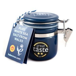 Halen Mon - Pure Sea Salt - Ceramic Jar - 12x15g