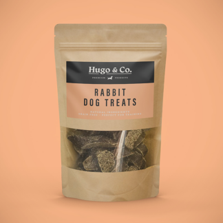 Hugo & Co -  Dog Treat Bag - Rabbit Treat (VATable) - 6x75g