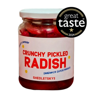 Shedletskys - Crunchy Radish Pickles - 6x300g