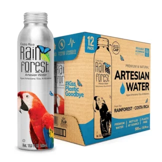 JDM Distributors - RainForest - Premium & Natural Artesian Water - Reusable Bottle - 12x500ml