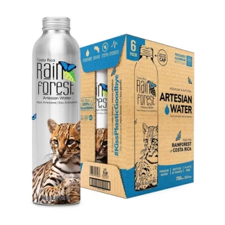 JDM Distributors - RainForest - Premium & Natural Artesian Water Reusable Bottle - 6x750ml