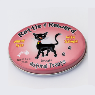 Sir Woofchester's -       Rattle & Reward - Cat treats Tin - 8x30g