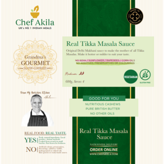 Chef Akila - Frozen - Real Tikka Masala Sauce - x1