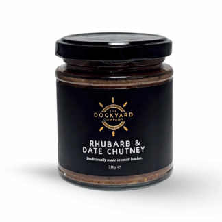 The Dockyard Company - Rhubarb & Date Chutney - 6x210g