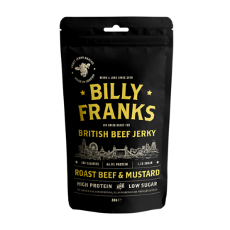 Billy Franks Jerky - Roast Beef & Mustard - 15x30g