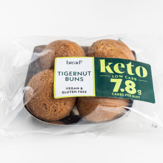 Bread5 - Low Carb Keto Buns - 4 Buns in a Pack - 6 Packs in a Case
