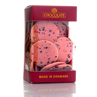 Selected Gourmet - Chocolate Coins - Raspberry with Liquorice Pieces - 12x80g