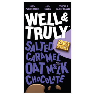 Well&Truly -  Oat M&LK Chocolate - Salted Caramel - 10x90g