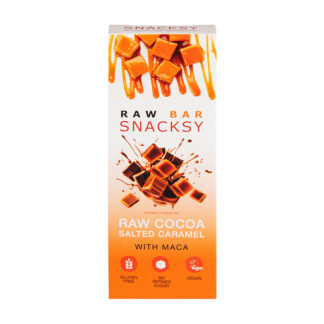 Snacksy - Raw Bar Salted Caramel with Maca - 12x40g
