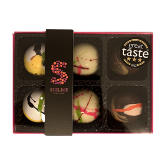 Sublime Chocolates - Caramel - 6 Chocolates - 6x68g