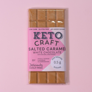 Deliciously Guilt Free - Salted Caramel White Chocolate -12x100g