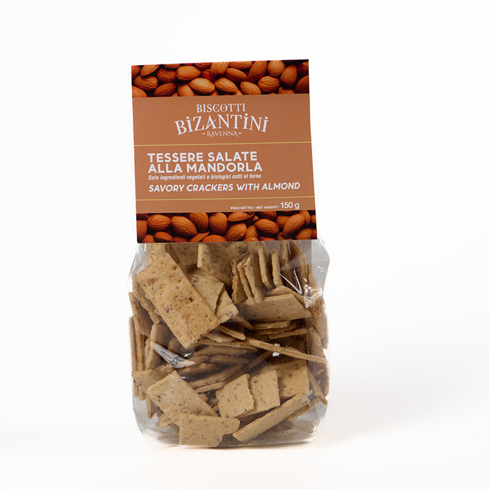 Biscotti Bizantini - Savoury Crackers with Almonds - 8x150g