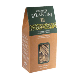 Biscotti Bizantini -  Savoury Crackers with Pumpkin Seeds - 7x180g