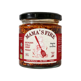 Mama's Fire - Sichuan Chilli Crisp PEANUT - 6x160g