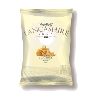 Fiddler's Lancashire Crisps - Simply Spud - 12x150g