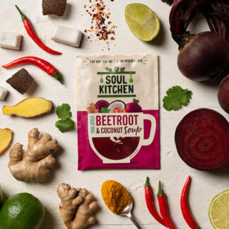 Soul Kitchen - Thai Style Beetroot & Coconut Soup - 12x25g